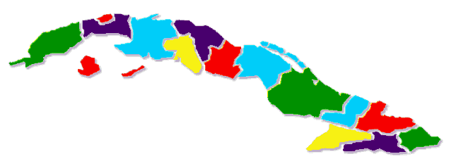 Cuban map